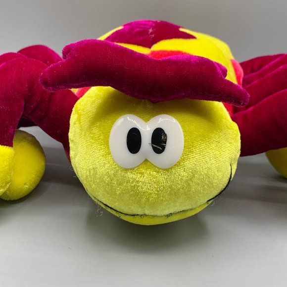 BJ Toy Co. Purple & Yellow Plush Spider Toy 9" - Picture 10 of 10